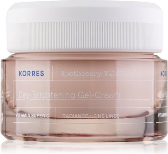 Korres Apothecary Wild Rose 24ωρη Ενυδατική & Αντιγηραντική Κρέμα-Gel Προσώπου για Κανονικές/Μικτές Επιδερμίδες με Υαλουρονικό Οξύ & Βιταμίνη C 40ml