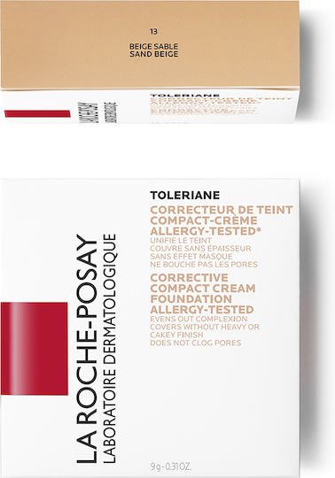 La Roche Posay Toleriane Teint Compact Make Up SPF25 13 Beige Sand 9.5gr