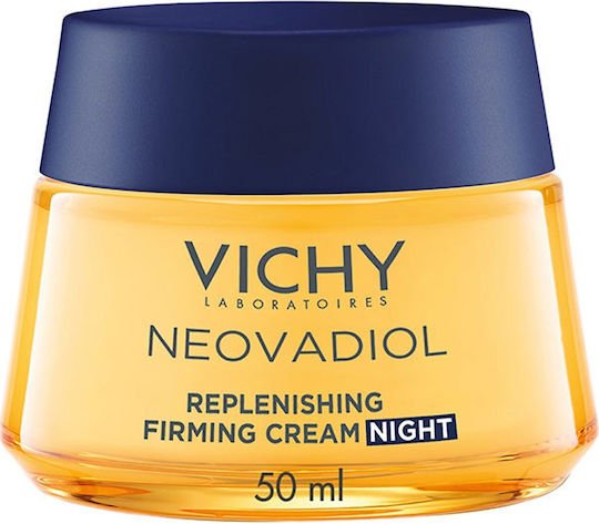 Vichy Neovadiol Replenishing Firming Κρέμα Προσώπου Νυκτός για Ενυδάτωση, Αντιγήρανση & Σύσφιξη με Υαλουρονικό Οξύ 50ml