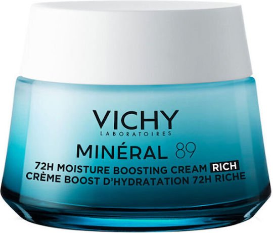 Vichy Mineral 89 Rich 72ωρη Ενυδατική & Συσφικτική Κρέμα Προσώπου για Ξηρές/Ευαίσθητες Επιδερμίδες με Υαλουρονικό Οξύ 50mlVichy Mineral 89 Rich 72ωρη Ενυδατική & Συσφικτική Κρέμα Προσώπου για Ξηρές/Ευαίσθητες Επιδερμίδες με Υαλουρονικό Οξύ 50ml